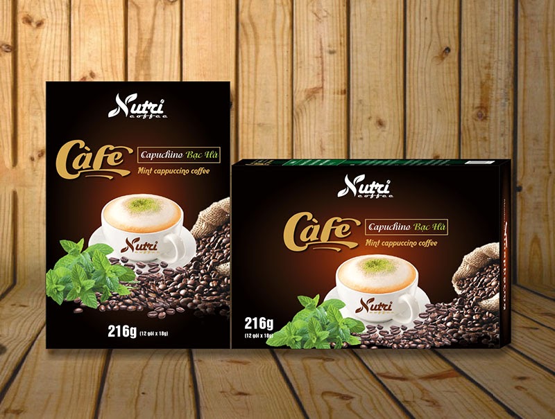Cà phê Capuchino Bạc hà