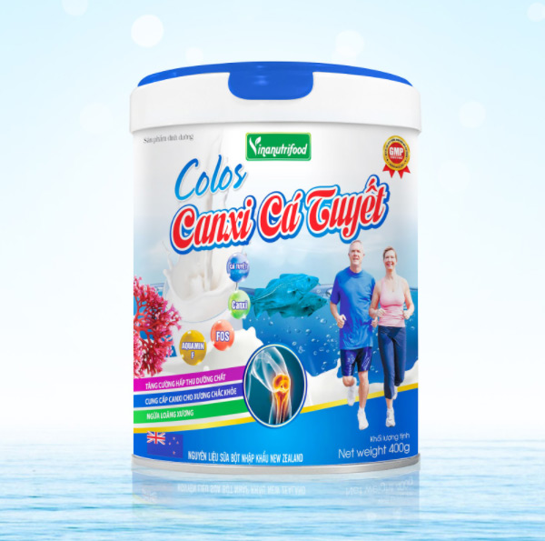 Sữa bột colos canxi Cá tuyết